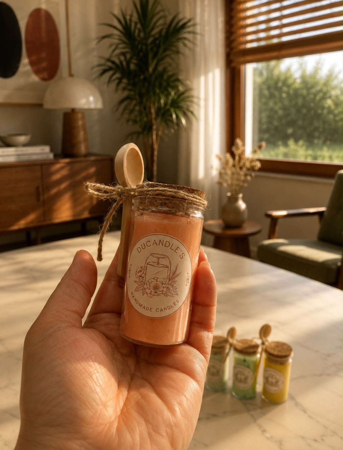Mousse di cera rosa alla pesca